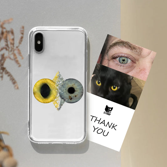 Custom Pet and Human Eye Phone Case