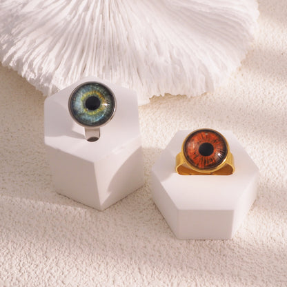 Custom Pet Eye Adjustable Ring