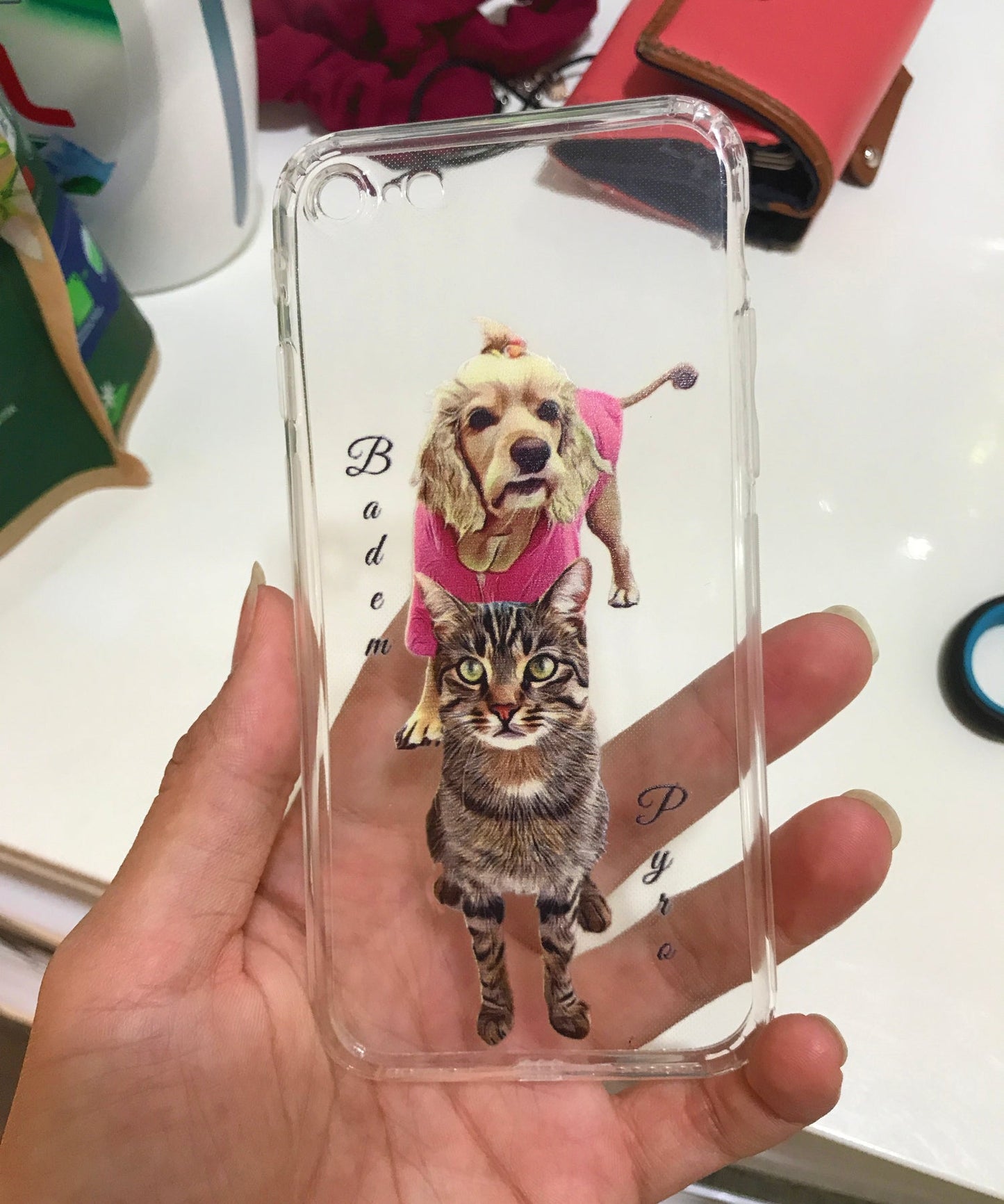 Custom Transparent Pet Phone Case