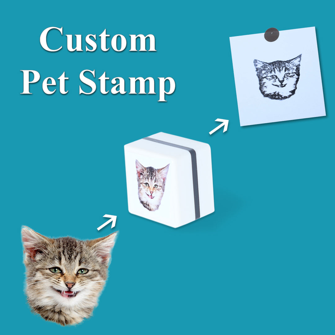 Custom Pet Stamp, Dog Stamp, Cat Stamp, Pet Face Stamp, Cust